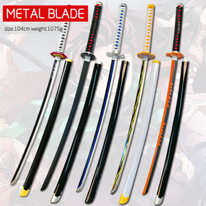 ดาบดาบคาตานะดาบนินจาขนาด104ซม. 41นิ้วคอสเพลย์อนิเมะดาบสังหารปีศาจดาบคาตานะแบบญี่ปุ่นดาบคาตานะ - Product Image 5