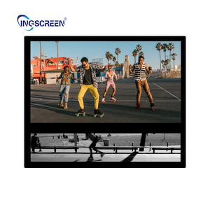 Écran d'affichage intelligent pour ascenseur INGSCREEN, capable de faire apparaître en temps réel la météo + les promotions + les informations sur le étage simultanément - Product Image 1