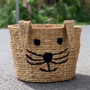 Best Selling High Quality Hyacinth Water Hyacinth <b>Animal</b> Shape Storage <b>Baskets</b> for Dirty <b>Laundry</b> Storage - Product Image 2