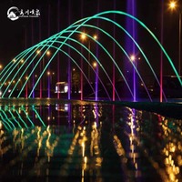Cascade artificielle extérieure en acier inoxydable, rideau d'eau, mur d'eau, design moderne, durable, utilisation hôtelière