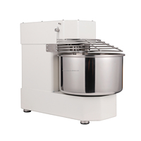 SHUNWEILIAN 10L Mixer Spiral Komersial 0.75KW 201 Baja Tahan Karat Mesin Pengaduk Tepung Roti Untuk Pembuatan Roti Pizza