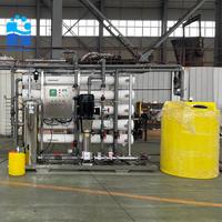 Système de filtration d'eau RO 10000LPH OEM ODM pour usine de traitement d'eau du robinet/forage/puits/eau salée avec contrôle PLC