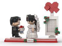 Figura de Ladrillo Personalizada de Pareja a Partir de Foto, Regalo Personalizado para Aniversario de Bodas, Bloques de Construcción Personalizados OEM ODM