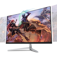 Moniteur d'ordinateur led lcd 24 pouces, incurvé, 1920x1080, 75hz, moniteur