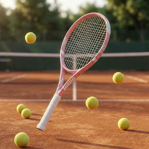 Raquette de tennis de plage en fibre de carbone professionnelle et légère avec logo personnalisé Taspo, housse de raquette de tennis, raquette de tennis 97 - Product Image 1