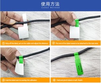 Colorido A4 impermeable autoadhesivo Cable etiqueta pegatina piezas de telecomunicaciones para herramientas de marcado de etiquetas de identificación