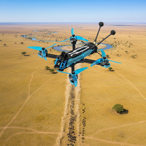 Axisflying Manta 5 <span class=keywords><strong>SE</strong></span> V2 Squished X VTX Analógico FPV de 5 Pulgadas 5.8GHz 1.6W con Cámara HD, Giro 3D, Transmisión de 10km y Motor Brushless Cuádruple - Product Image 4