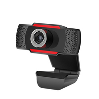 Kamera Web Full HD 720P dengan Penutup Privasi, Fokus Manual, Kamera Komputer USB untuk Live Streaming, Zoom, Skype