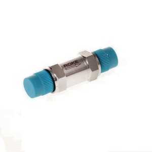 Válvula de Retención ROKE de Acero Inoxidable 316 con Rosca Externa, Función de Bloqueo de Disco Único de Paso Recto - Product Image 2