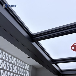 JINGCHEN Véranda en aluminium avec toit à persiennes à rupture de pont thermique, insonorisée et étanche, pour patio, villa, hôtel, extérieur - Product Image 2