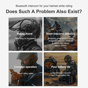 EJEAS Q8 Casco de motocicleta Bluetooth Malla Intercomunicador 6-Rider Auriculares Impermeable Moto Interphone Comunicación bidireccional - Product Image 4