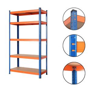 5 Layer Boltless Steel Storage Rack <b>Adjustable</b> Industrial Garage <b>Shelving</b> <b>Unit</b> Metal Racks - Product Image 1