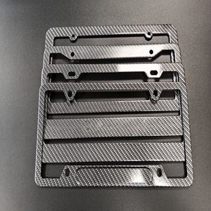 Bingkai Plat Nomor Serat Karbon Kustom Sampel Gratis MOQ Rendah untuk Bingkai Plat Nomor Mobil Kustom - Product Image 2