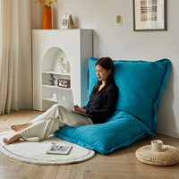 Promotion : Grand pouf carré personnalisé importé pour salon – Idéal comme siège paresseux ou canapé