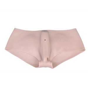 Pantalones de silicona FAAK con vagina artificial insertable, ropa interior sexy, pantalones vaginales, pantalones para travestismo, juguetes sexuales - Product Image 5