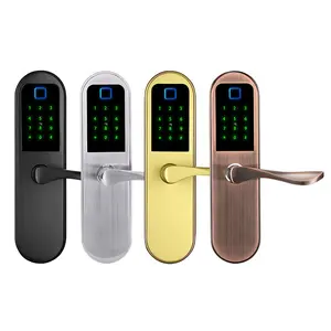 Wholesale Price Biometric Door Lock Keyless Security Smart Fingerprint Lock System For Home, Office, Hotel, House