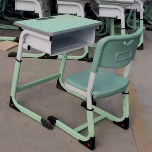 Yi Jian Student Desk And Chair Set Cold <b>Rolled</b> Steel Adjustable Height For Primary Secondary School Home Study - Product Image 4