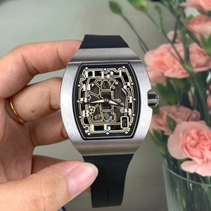 นาฬิกาข้อมือผู้ชายหรูหรา RM 67-01 รุ่นบางเฉียบ ตัวเรือนไทเทเนียม หน้าปัดเปลือย ดีไซน์เนอร์ นาฬิกาจักรกล - Product Image 1