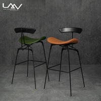 Jiaytie — chaise de bar nordique, tabouret, en métal, pour bar, café, salon et club