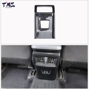 Revêtement intérieur en imitation fibre de carbone pour PC, couverture de vitre électrique, décoration pour panneau de navigation Toyota RAV4 2020 LHD - Product Image 4