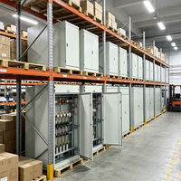 Gabinete de Compensación de Condensadores de Bajo Voltaje Fuken Personalizado, Panel de Banco de Condensadores para Corrección del Factor de Potencia Trifásico, Control PLC, IP55