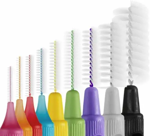 Disposable interdental toothpicks brushes Ergonomic fits teeth brushes cleaning dental brush