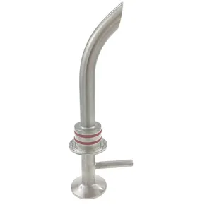 3/4" Tubing with 1.5" Tri Clamp Dip Tube Stainless Steel 304 Racking Arm Pickup Tube Brew Kettle Fitting