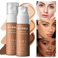 Nouveau fond de teint liquide hydratant, éclaircissant, anti-brillance, soin des pores, longue tenue, anti-ternissement, waterproof, de notre propre marque