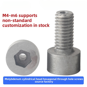 <span class=keywords><strong>Tête</strong></span> <span class=keywords><strong>cylindrique</strong></span> <span class=keywords><strong>creuse</strong></span> <span class=keywords><strong>hexagonale</strong></span> en métal de noyau de valve de vis d'échappement d'acier inoxydable avec le boulon et l'écrou métriques - Product Image 3
