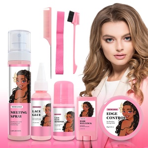 Bande de fusion de bâton de cire de teinte de dentelle de marque privée, tenue extrême, imperméable à l'eau, dissolvant de colle de dentelle, peigne de cheveux, Kits d'installation de perruque - Product Image 2