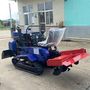 Werkseitige Lieferung chinesischer Mini-Raupen traktoren 25 PS 35 PS 50 PS mit Bulldozer und Bagger lader - Product Image 6