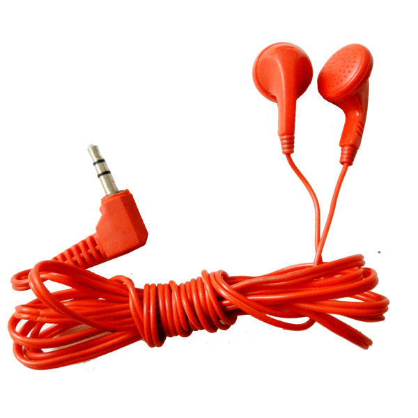 Factory Directly Sale OEM Color Mobile Bus Earpiece With Stereo 3.5mm Jack Cheap Disposable Airline Earphone