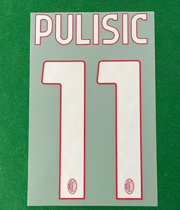 แผ่นปักติดเสื้อฟุตบอลแบบรีดติดด้วยความร้อน พิมพ์ชื่อและหมายเลข ปี 2026 พูลิซิช กิเมเนซ โมดริช - Product Image 1