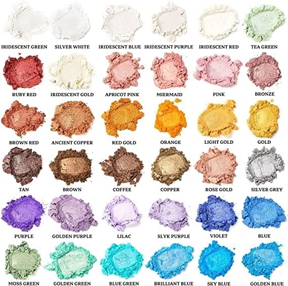 Wholesale 48colors Gold Cosmetic Grade Mica