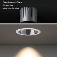 Nouveau design Spots intelligents Tuya Dali Tunable Motion Sensor Knx Wifi BT Dimmable Downlight Embedded Mask Ceiling Downlight