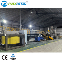 1000KG/S POLYTEC PTC-1000 Plastik Geri Dönüşüm Makinesi Araba Tamponu Kırma Yıkama Kurutma Hattı