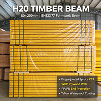 Poutres en bois H20 pour échafaudage facile, coffrage béton, poutres en bois LVL Doka H20