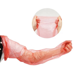 ถุงมือแบบใช้แล้วทิ้ง แขนยาว LDPE 90 ซม. สำหรับฟาร์มปศุสัตว์ - Product Image 1