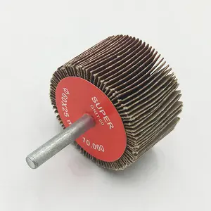 20-80mm Aluminum Oxide Flap Wheel with 6mm Shank Mounted Flap Wheel for Drill with Shaft