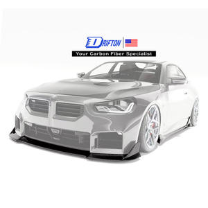 Para BMW M2 G87 Labio delantero de fibra de carbono seco agresivo - Product Image 1