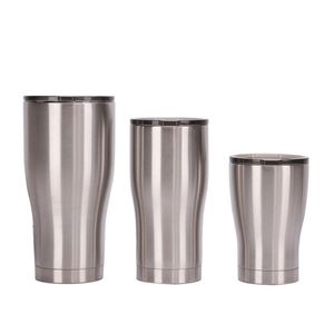 Vaso Térmico de Acero Inoxidable 18/8 para Sublimación, 30 oz, Doble Pared, Forma Curva, con Tapa Deslizante - Product Image 1