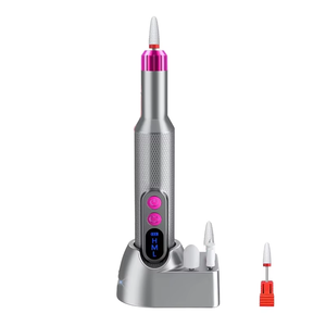 Portable Professional Cordless 35000 RPM Electric <b>Nail</b> Drill Machine Manicure Pedicure Kit with Plastic <b>Nail</b> File - Product Image 1