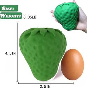Fragola Dispenser giocattolo durevole cucciolo alimentatore giocattoli per IQ formazione & arricchimento mentale, bel cane giocattolo - Product Image 2
