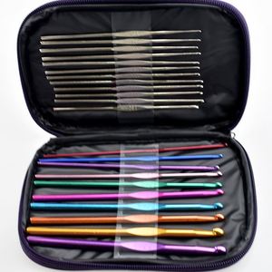 Conjunto de ganchillo de lana de Metal 22 de venta directa del fabricante, suéter de alúmina, bufanda, aguja de encaje fino para tejer - Product Image 1