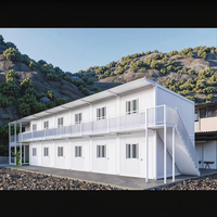 Maison mobile personnalisable CE, logement en conteneur à assemblage rapide, maison préfabriquée modulaire portable pour bureau/ferme/appartement