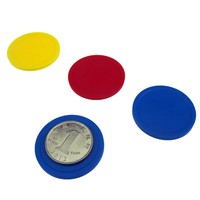 Jetons et pions de jeu ronds en plastique personnalisés pour cadeaux promotionnels et objets publicitaires d'entreprise