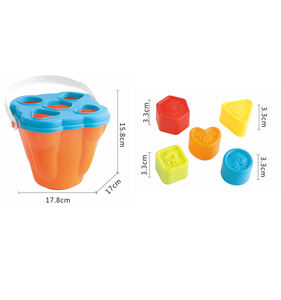 Pas cher fabriqué en chine brillant brillant charmant seau à main bébé ensemble PP matériel eau flottant jouer mes jouets marque - Product Image 5