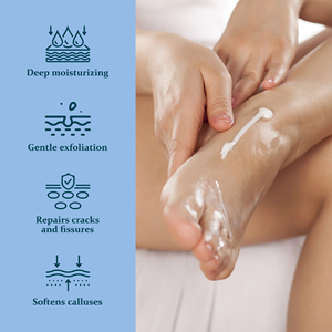 Crème naturelle <span class=keywords><strong>pour</strong></span> <span class=keywords><strong>les</strong></span> <span class=keywords><strong>pieds</strong></span> à l'acide lactique hydratante et nourrissante en profondeur personnalisée à <span class=keywords><strong>base</strong></span> de plantes élimination des peaux mortes <span class=keywords><strong>pour</strong></span> <span class=keywords><strong>les</strong></span> <span class=keywords><strong>pieds</strong></span> secs fissurés - Product Image 3