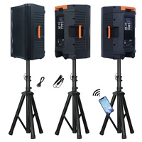 Système de Sonorisation Professionnel 1800 W avec Haut-Parleur de Graves 15 Pouces, Enceinte Amplifiée pour DJ, Matériel Audio pour Fêtes Extérieures, Bocina Parlante
