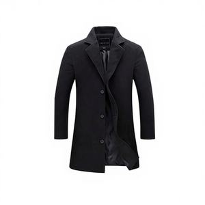 Manteau long en cuir véritable pour femme, avec capuche, ceinture et boutons, doublure en cachemire, manches longues, pour l'hiver - Product Image 1